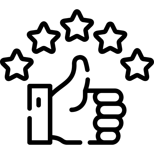 Zufriedenheits-Symbol